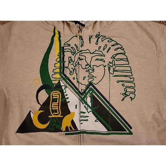 Sean John Hoodie Hip-Hop DOUBLE-SIDED Sweatshirt 90s 1990s Mens Size XL RARE - Picture 6 of 16